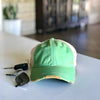 vintage style distressed trucker hat cap mint